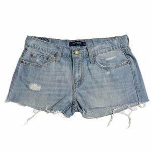 Levi's Boyfriend 513 Jean Distressed Cutoff Shorts - 5